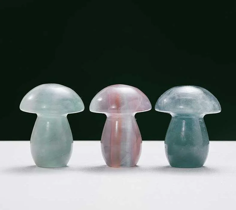 Marble Crystal Mushroom Lamp -