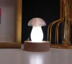 Marble Crystal Mushroom Lamp