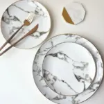 Marble Plate 2 Piece Set