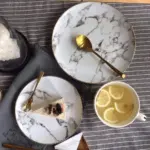 Marble Plate 2 Piece Set