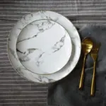 Marble Plate 2 Piece Set