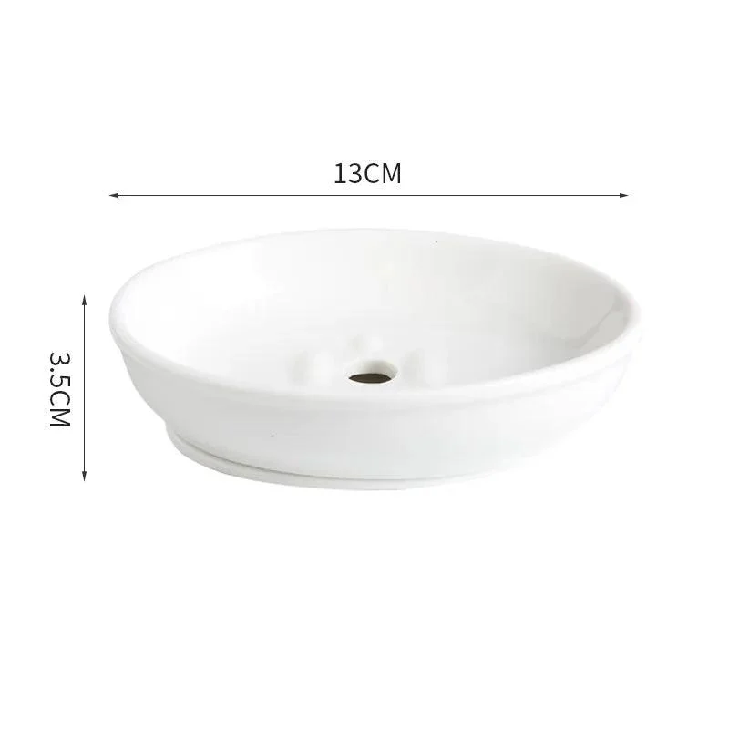 Marble Round Soap Rack: Light Luxury Kitchen & Bathroom Organizer -
