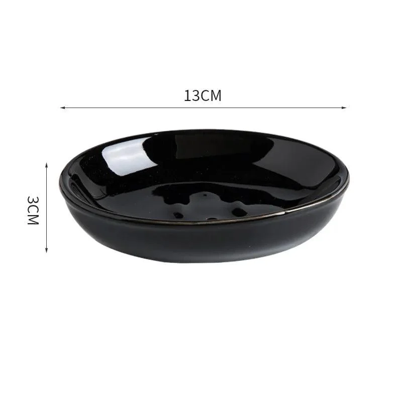 Marble Round Soap Rack: Light Luxury Kitchen & Bathroom Organizer -