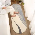 Marbled Bedside Rug
