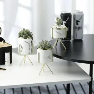 Marbling Flower Pots - Touch of Marble for YourPlant Decor