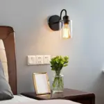 Marit RetroLEDWallLampBlack Homeko4