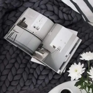 Marnies Knitted Throw
