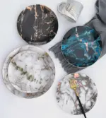 Marvelous Marble Pattern Plates