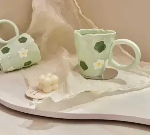 Matcha Ceramic Aesthetic Mugs
