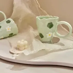 Matcha Ceramic Aesthetic Mugs - 
