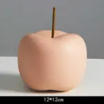 Matte Ceramic Apple Ornaments