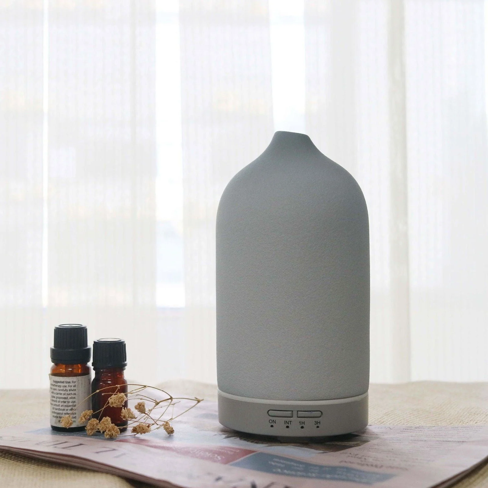 Matte Ceramic Essential Oil Diffuser -