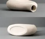 Matte Ceramic Hollow Vase For Pampas