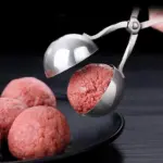 Meat-Ball-Maker-Tool-Stainless-Steel-Clip-Round-Rice-Ball-Shaper-Spoon-Meatball-Making-Mold-Non Meat Ball Maker Tool Stainless Steel Clip Round Rice Ball Shaper Spoon Meatball Making Mold Non