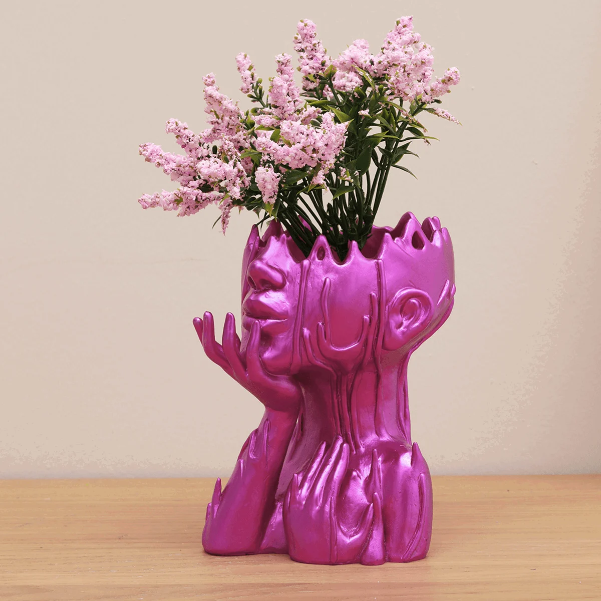 Melted Girl Planter -