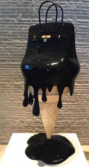 Melting Bag Sculpture