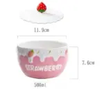 Melting_Cake_Strawberry_Ceramic_Bowl_-_-4333215 Melting Cake Strawberry Ceramic Bowl