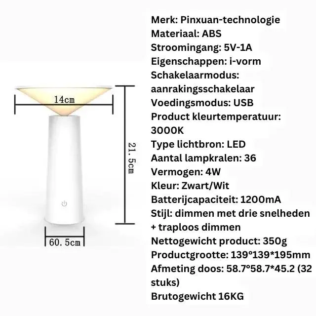 Merk Pinxuan Technologie Materiaal Abs Stroomingang 5v 1a Eigenschappen I Vorm Schakelaarmodus Aanrakingsschakelaar Voedingsmodus Usb Product Kleurtemperatuur 3000k Type Lichtbron Led