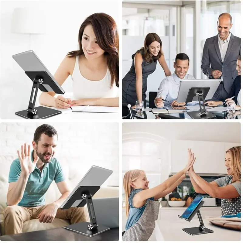 Metal Desk Mobile Phone Holder Stand For iPhone iPad Xiaomi Adjustable Desktop Tablet Holder Universal Table 4edc6ca3 f7f1 4381 a780 2d6742a3ad87
