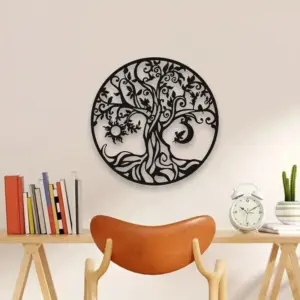 Metal tree ornament | Industrial garden decoration