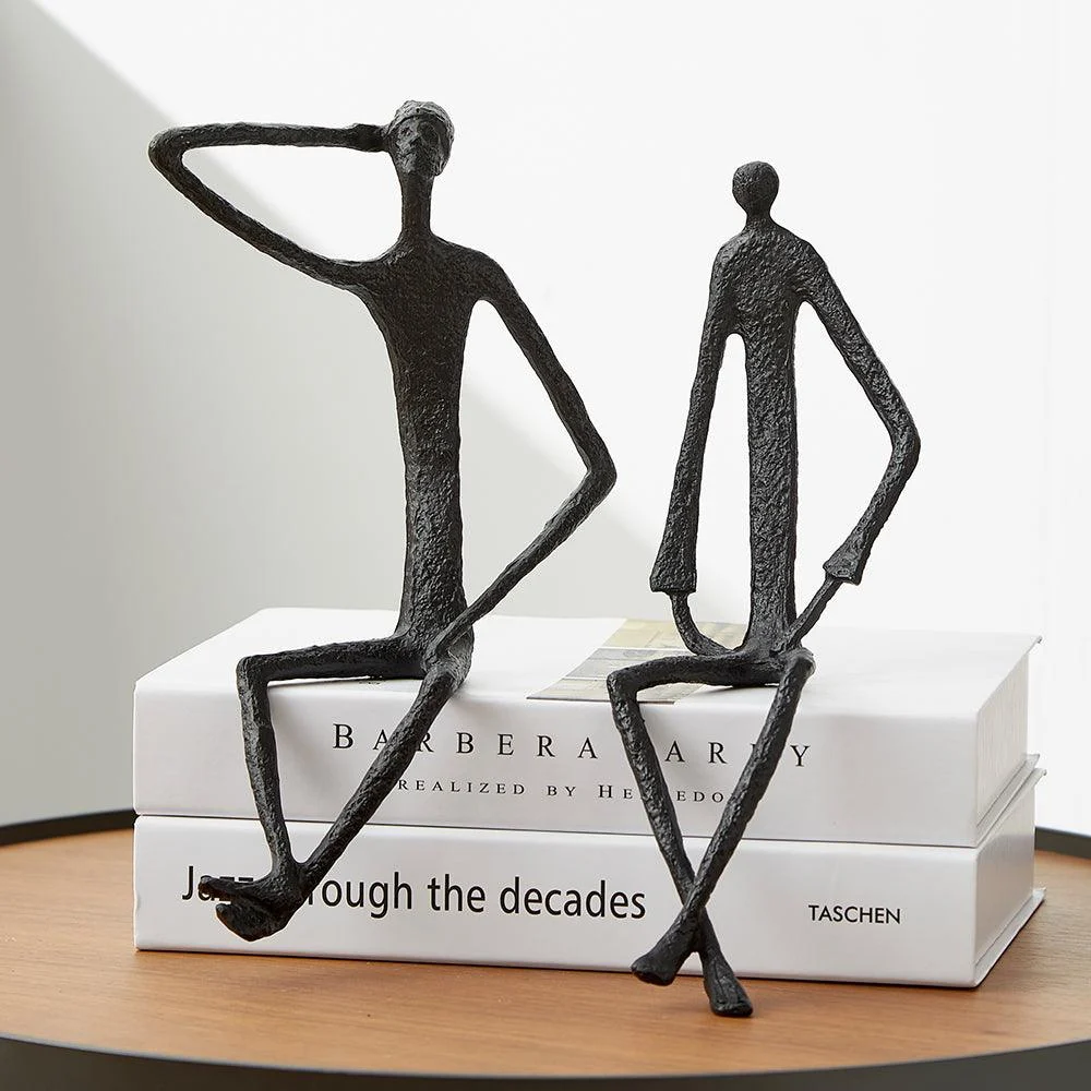 Metal Abstract Figurines - Homeko