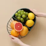 MetalFruitandVegetableHolderWithDetachableBasket Homeko6