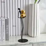 MetalHoldTheBallFigurine Homeko1