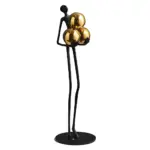 MetalHoldTheBallFigurine Homeko7