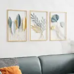 MetalLeafWallDecor Homeko5