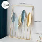 MetalLeafWallDecor Homeko8