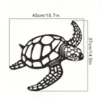 MetalSeaTurtleWallDecoration Homeko1