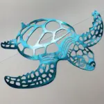 MetalSeaTurtleWallDecoration Homeko3
