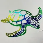 MetalSeaTurtleWallDecoration Homeko4