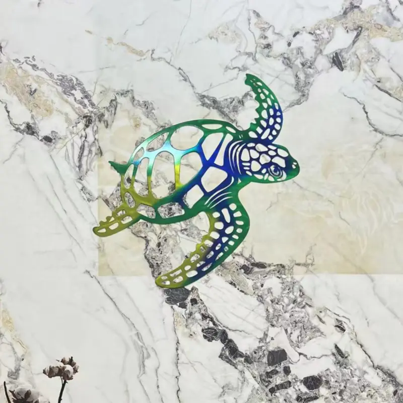 MetalSeaTurtleWallDecoration Homeko8