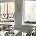 MetalWallArtMinimalistFaceLinesDecoration Homeko4