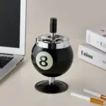 Metal Billiards Ashtray