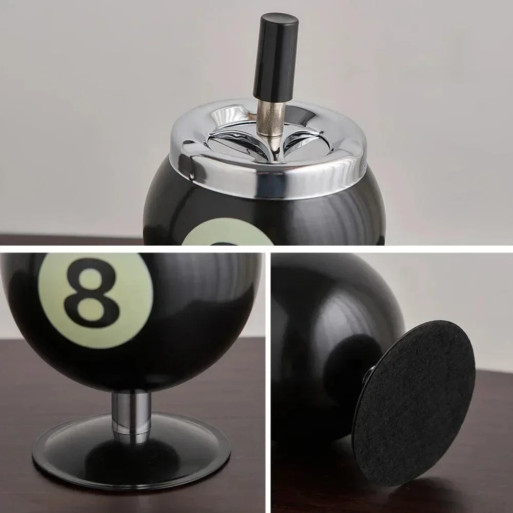 Metal Billiards Ashtray -