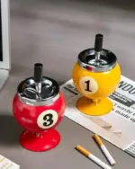 Metal Billiards Ashtray