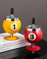 Metal Billiards Ashtray