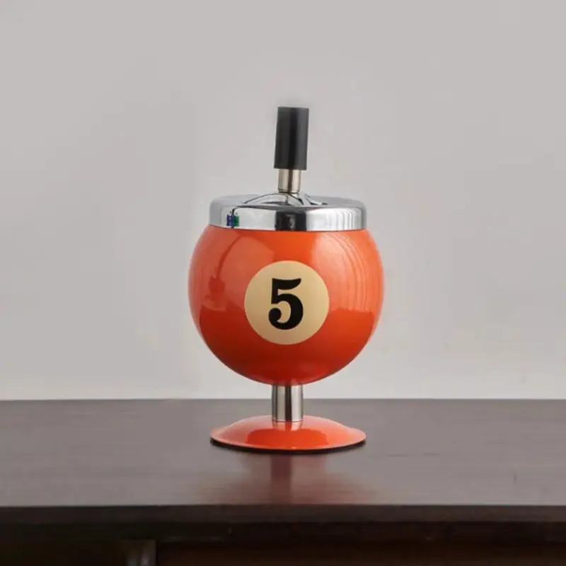 Metal Billiards Ashtray