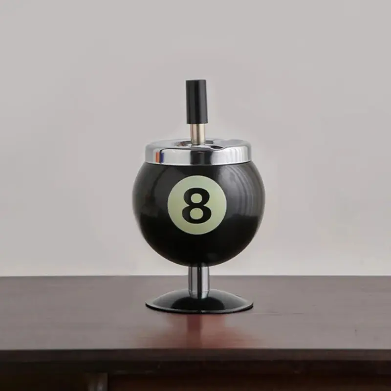 Metal Billiards Ashtray