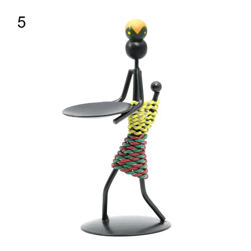 Metal Candlestick Handmade Sculpture
