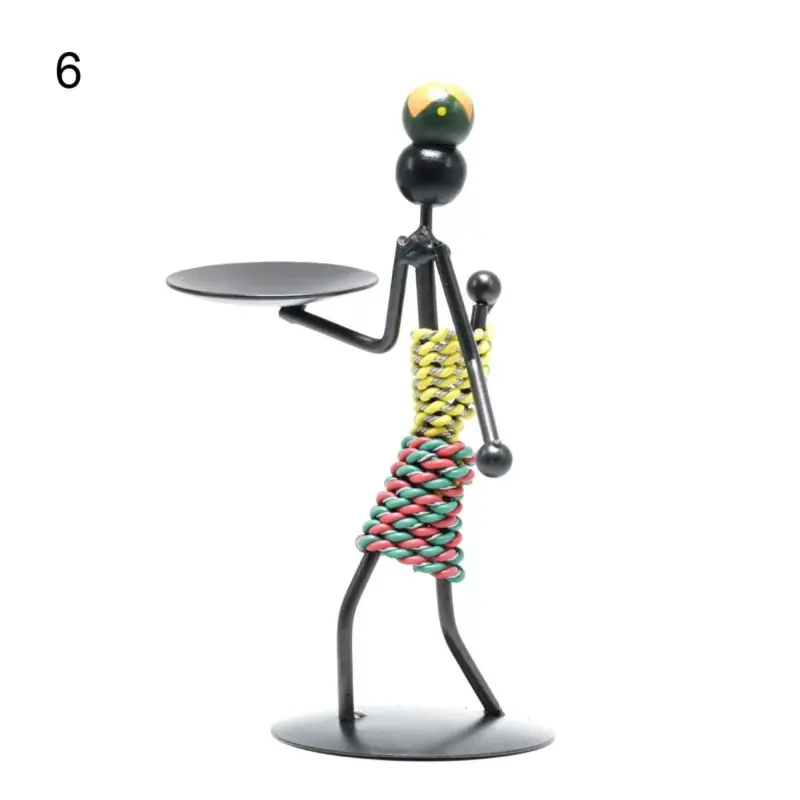 Metal Candlestick Handmade Sculpture