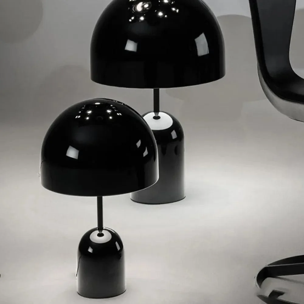 Metal Deep Mushroom Table Lamp -