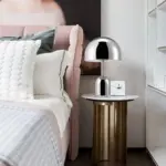 Metal Deep Mushroom Table Lamp