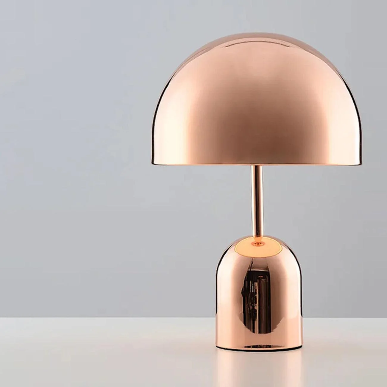 Metal Deep Mushroom Table Lamp -