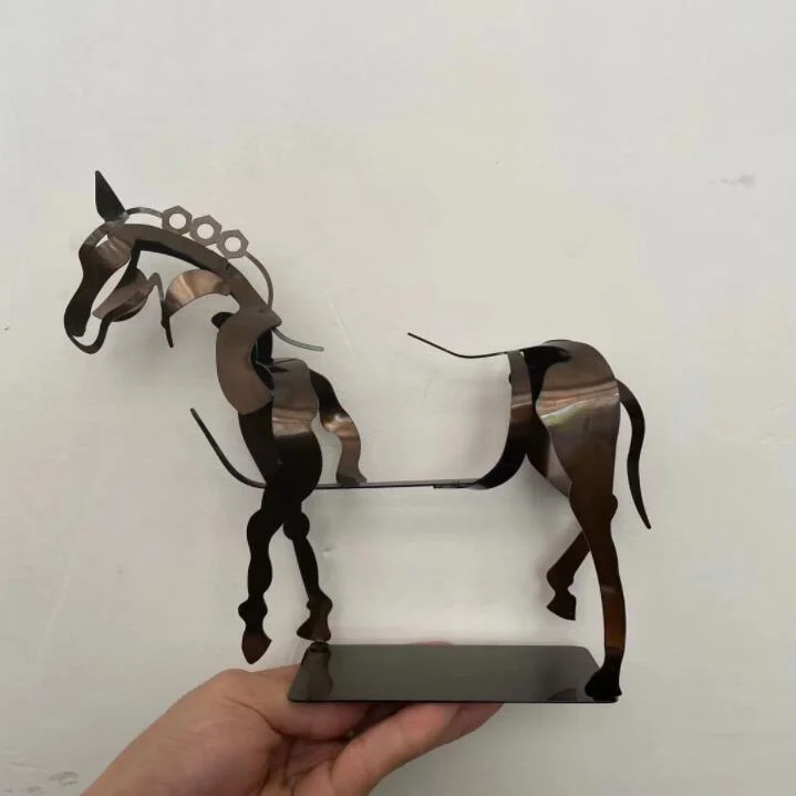 Metal Horse Sculpture -