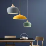 MetalandWoodPendantLampsinSoftPastelShades Homeko1
