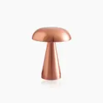 Metalic Mushroom Touch Lamp