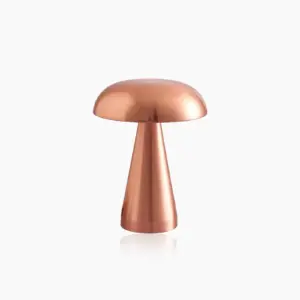 Metalic Mushroom Touch Lamp